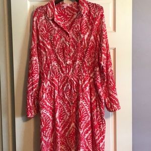 Lilly Pulitzer long sleeve dress.  Size 14